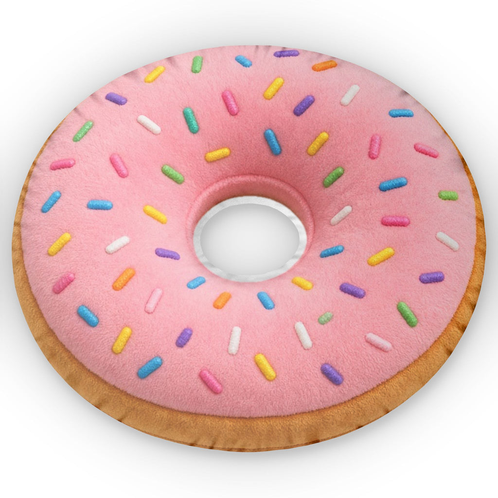 Pink Sprinkle Donut shaped plush pillow, product image (2 of 2)
