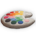 Paint Palette Shaped Plush Pillow, product mockup (1 of 2)