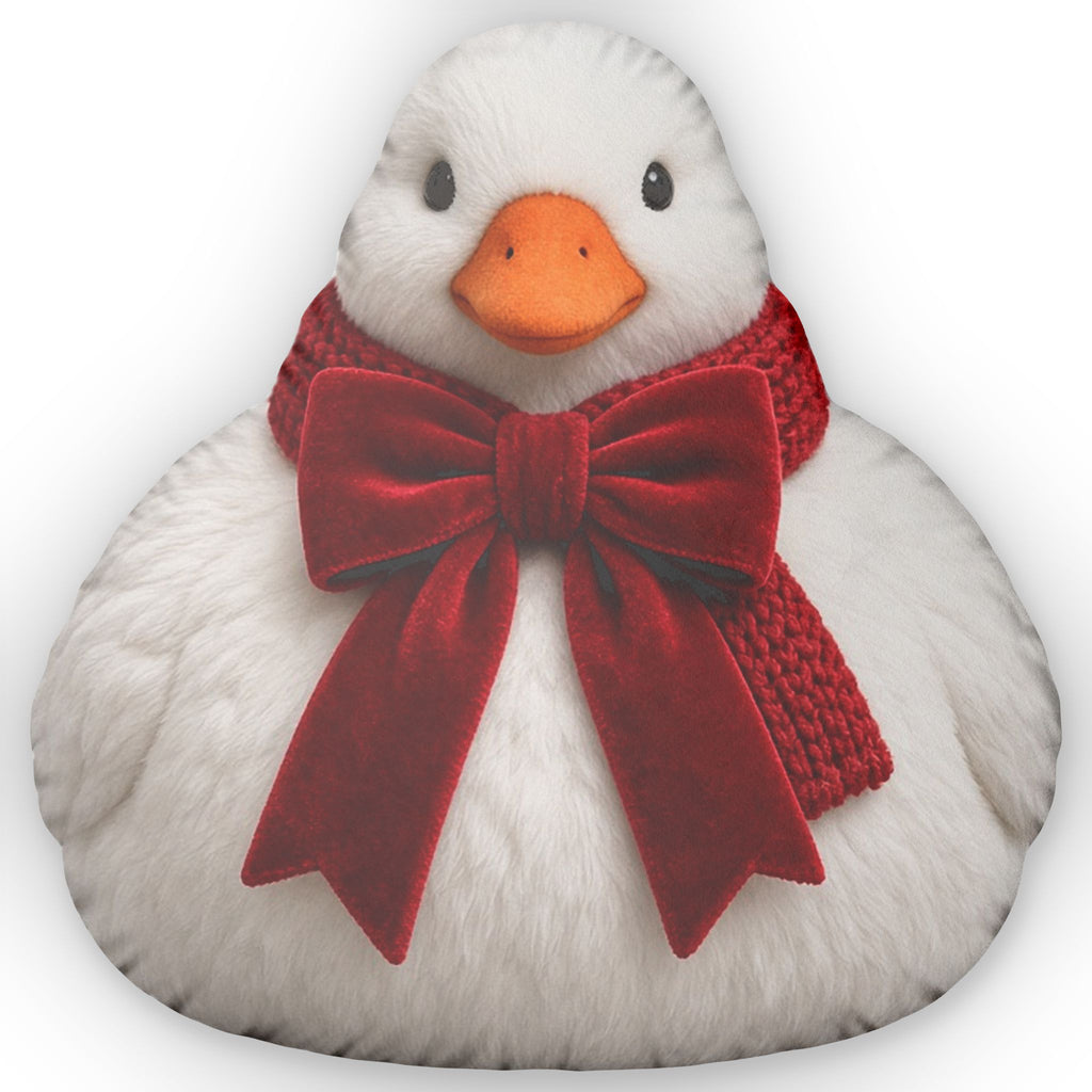 Christmas Goose shaped plush pillow, product image (2 of 2)