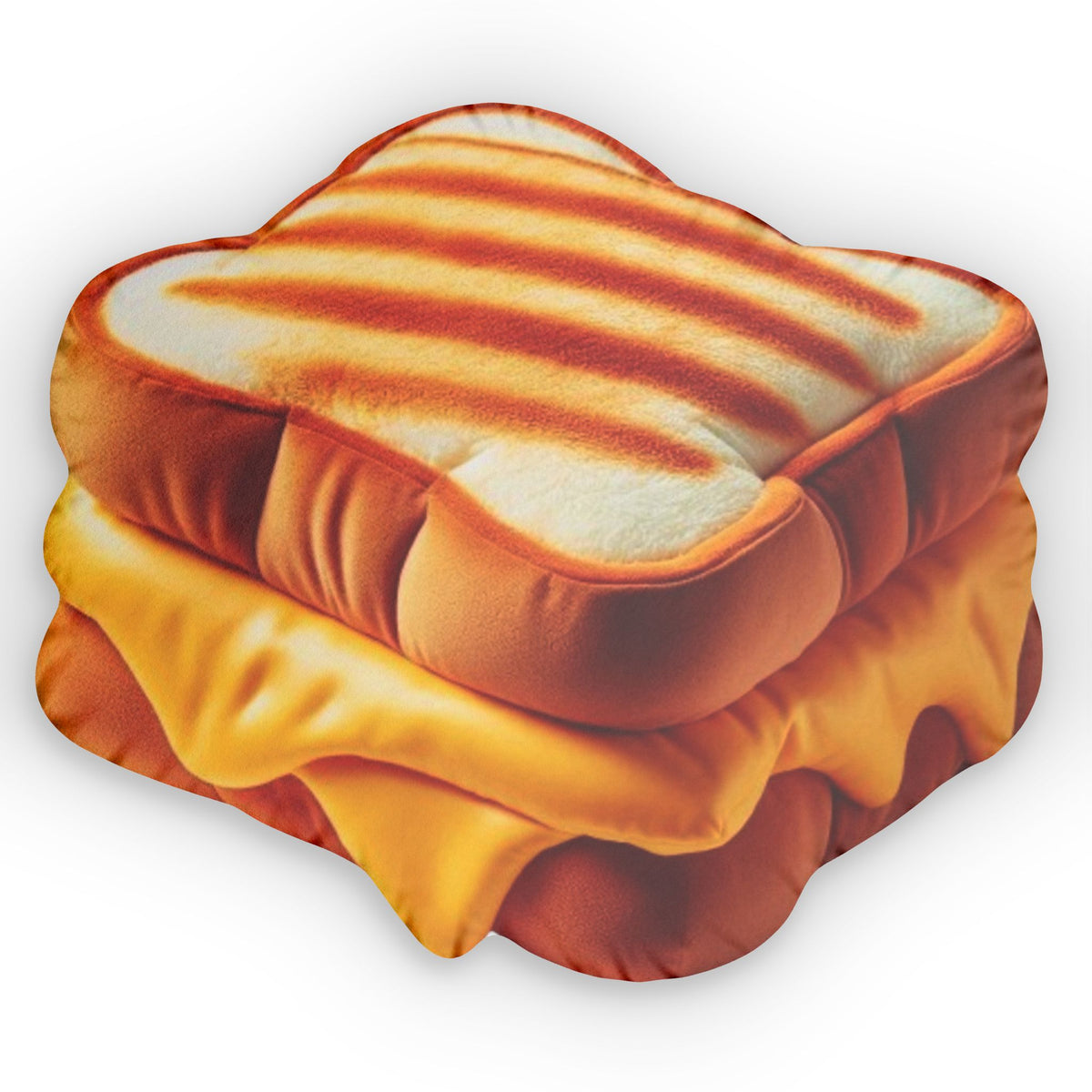 Grilled Cheese Sandwich Shaped Plush Pillow, product mockup (1 of 2)