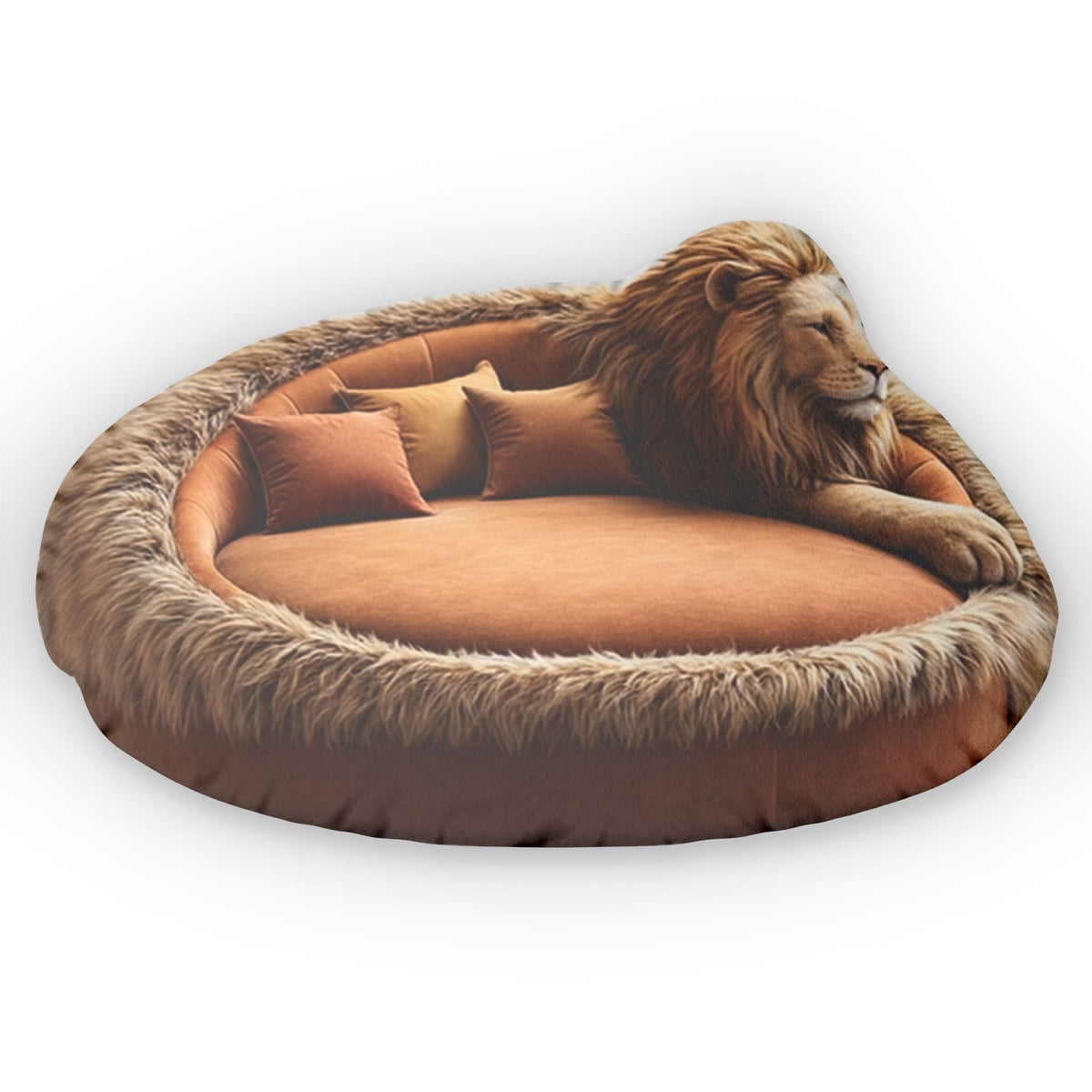 Resting Lion Lounger shaped plush pillow, product image (2 of 2)