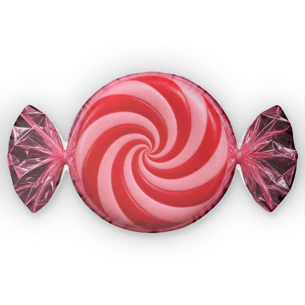 Peppermint Swirl Candy shaped plush pillow, product image (2 of 2)