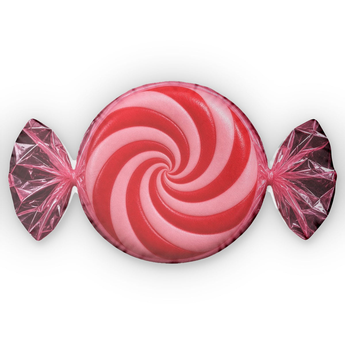 Peppermint Swirl Candy shaped plush pillow, product image (2 of 2)