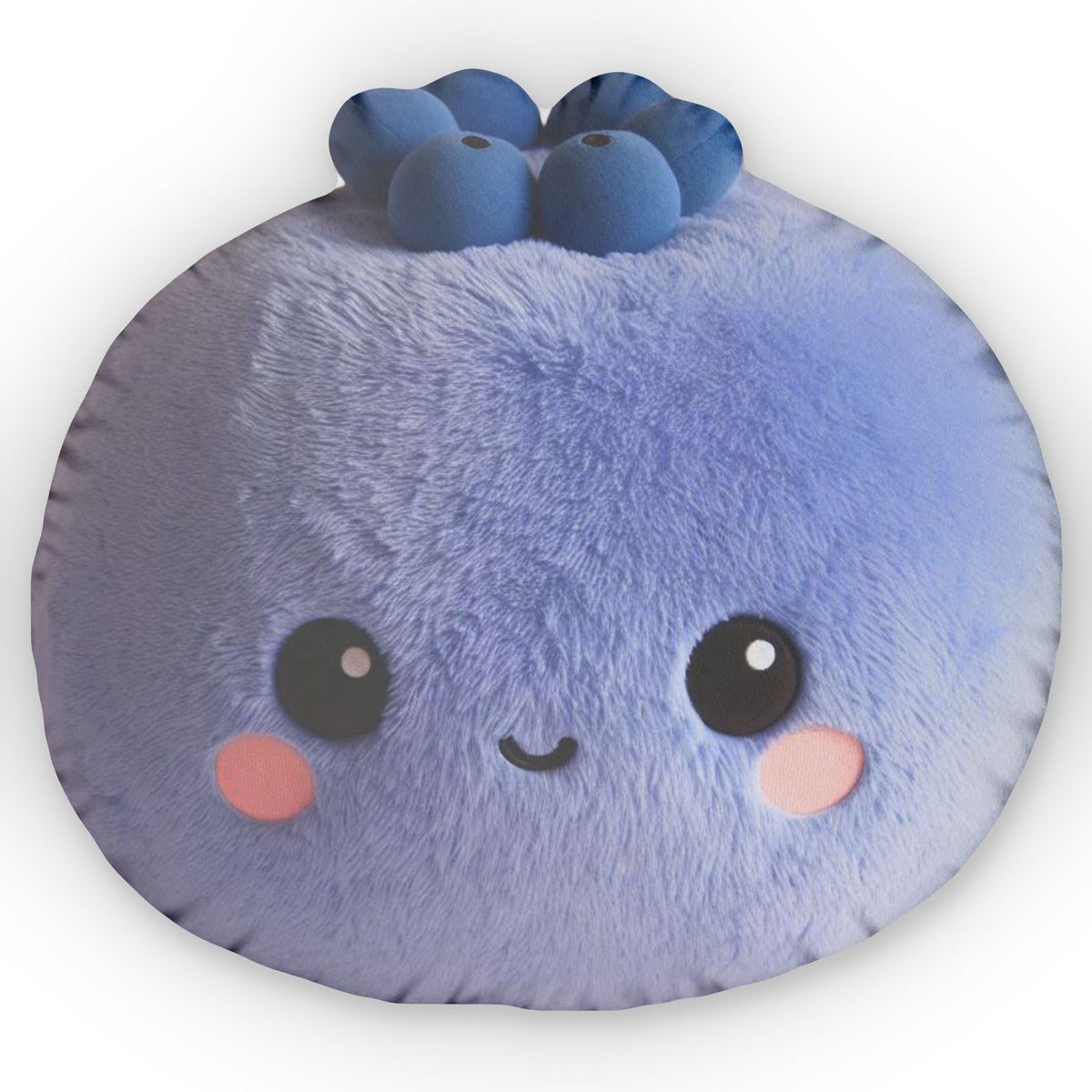 Blueberry Kawaii Plush, Shaped Pillow, product mockup (2 of 2)