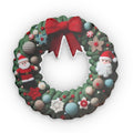 Christmas Wreath shaped plush pillow, product image (1 of 2)
