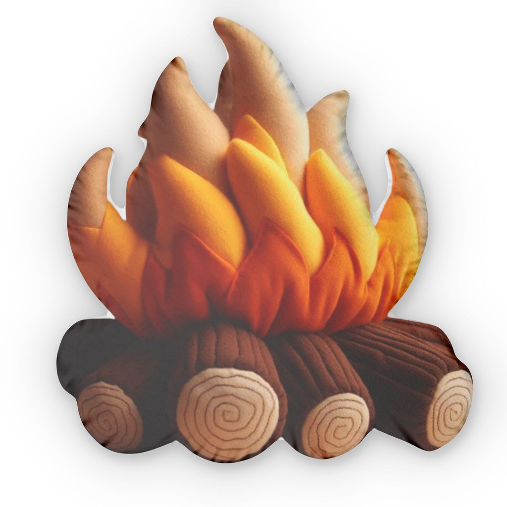 Campfire Log shaped plush pillow, product image (2 of 2)