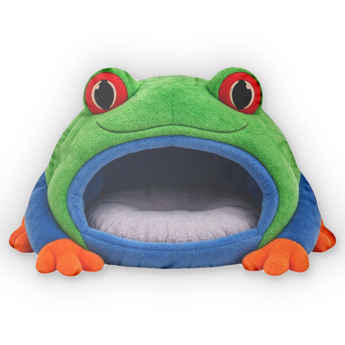 Red-Eyed Tree Frog Cave Lounger shaped plush pillow, product image (2 of 2)