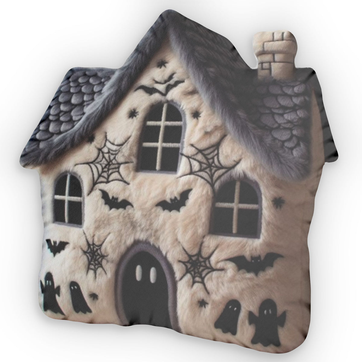 Haunted House Halloween, Spooky Gift, Plush Shaped Pillow, product mockup (1 of 2)
