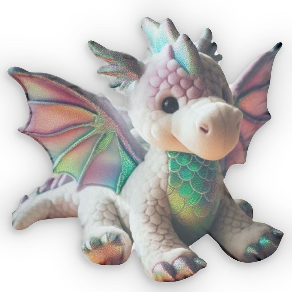 Pastel Baby Dragon Shaped Plush Pillow, product mockup (1 of 2)