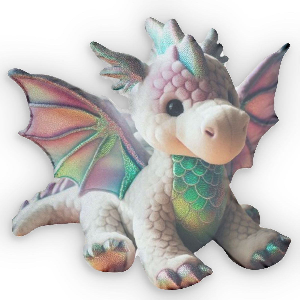 Pastel Baby Dragon Shaped Plush Pillow, product mockup (1 of 2)