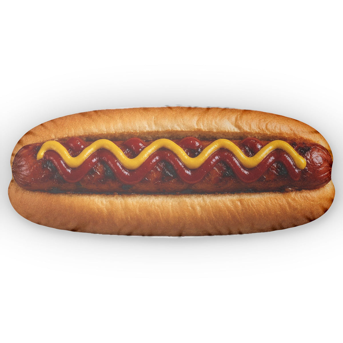 Hot Dog shaped plush pillow, product image (2 of 2)