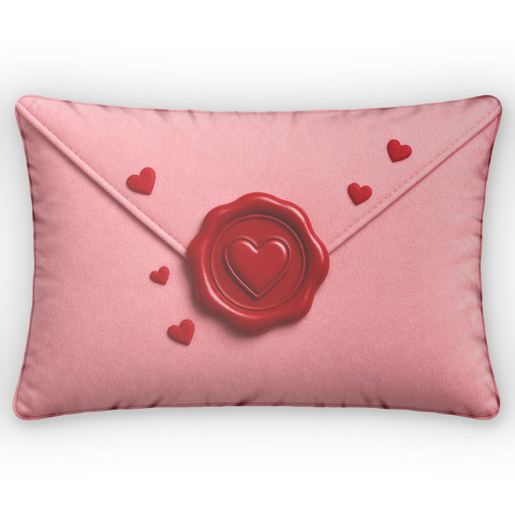 Love Letter Envelope shaped plush pillow, product image (2 of 2)