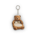 Teddy Bear Lounger Mini Plush Keychain, product mockup (1 of 2)