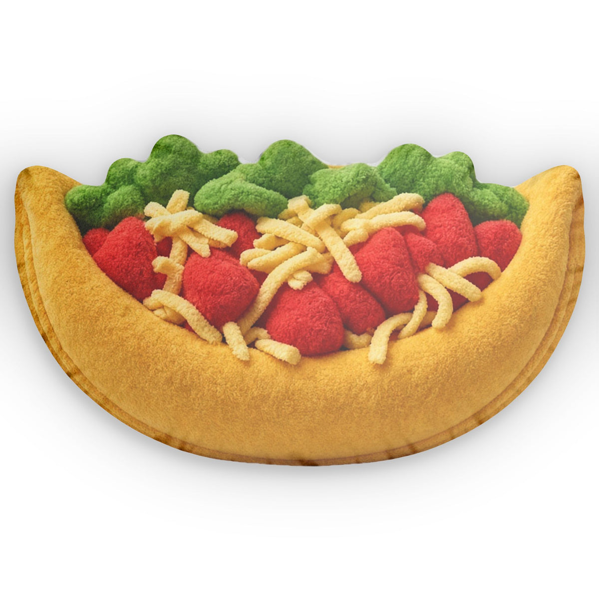Taco shaped plush pillow, product image (1 of 2)