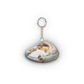 White Dragon Lounger Mini Plush Keychain, product mockup (1 of 2)