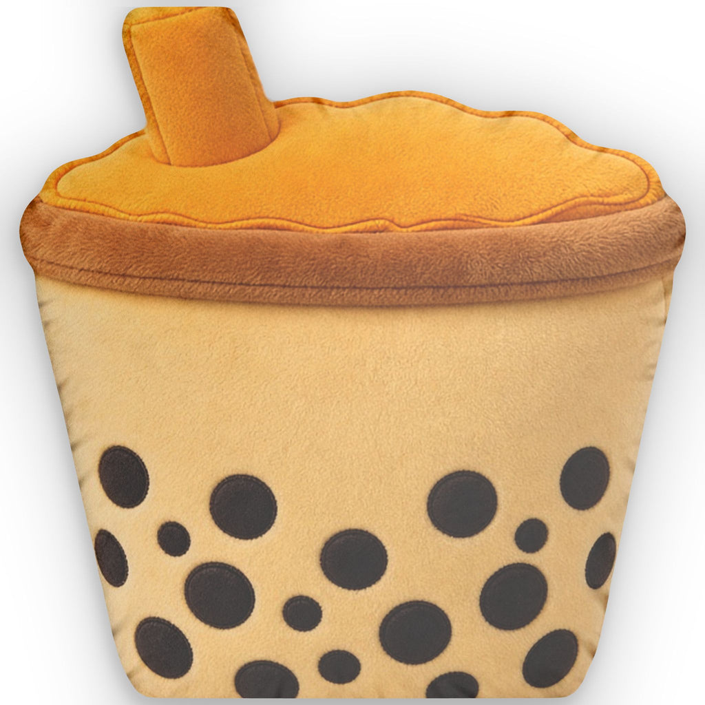 Boba Milk Tea shaped plush pillow, product image (1 of 2)