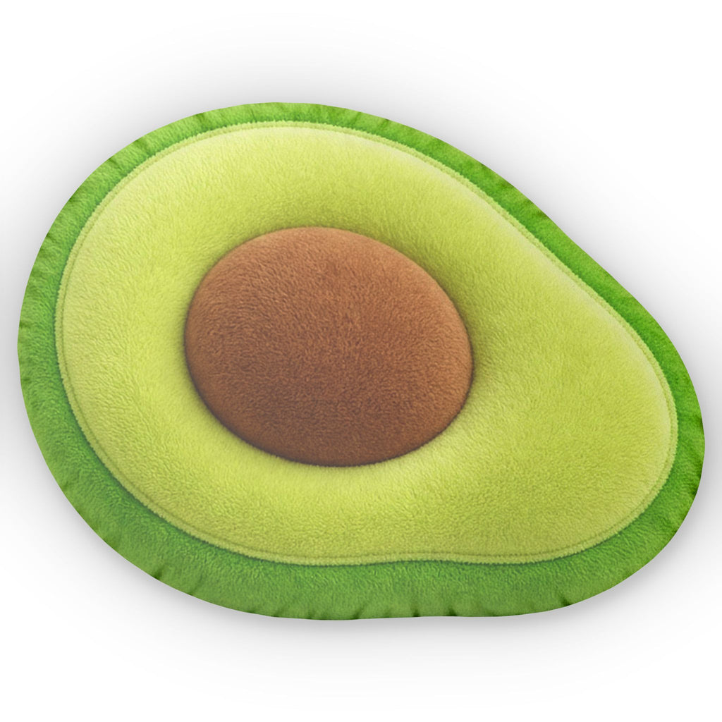 Avocado Half shaped plush pillow, product image (2 of 2)