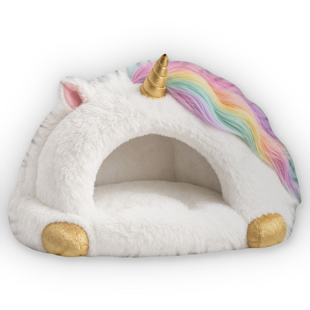 Unicorn Cloud Cave Lounger shaped plush pillow, product image (2 of 2)