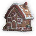 Gingerbread House shaped plush pillow, product image (1 of 2)