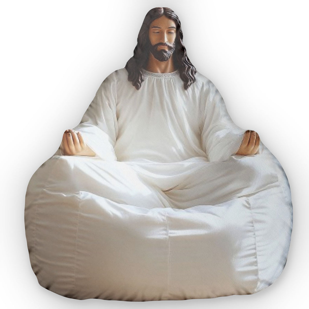 Jesus Christian Shaped Plush Pillow, product mockup (2 of 2)
