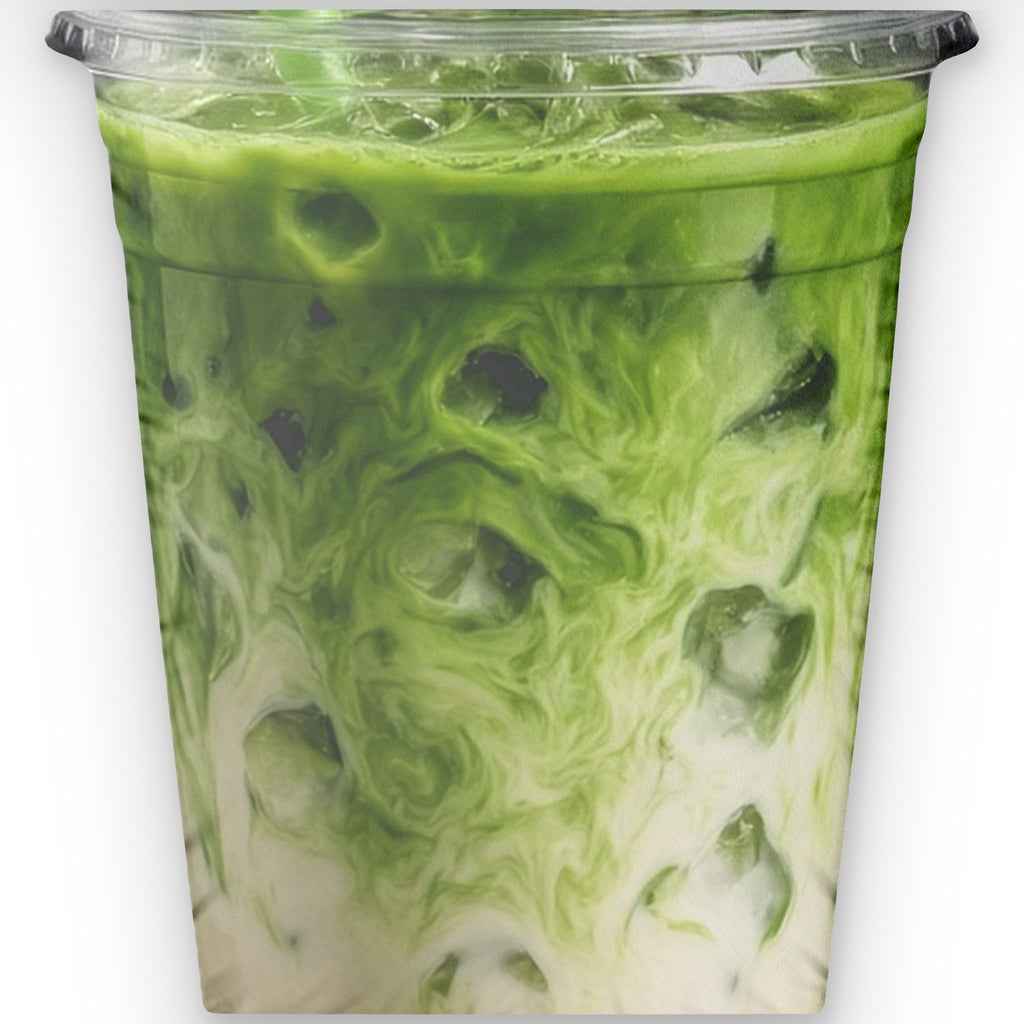 Iced Matcha Latte shaped plush pillow, product image (2 of 2)