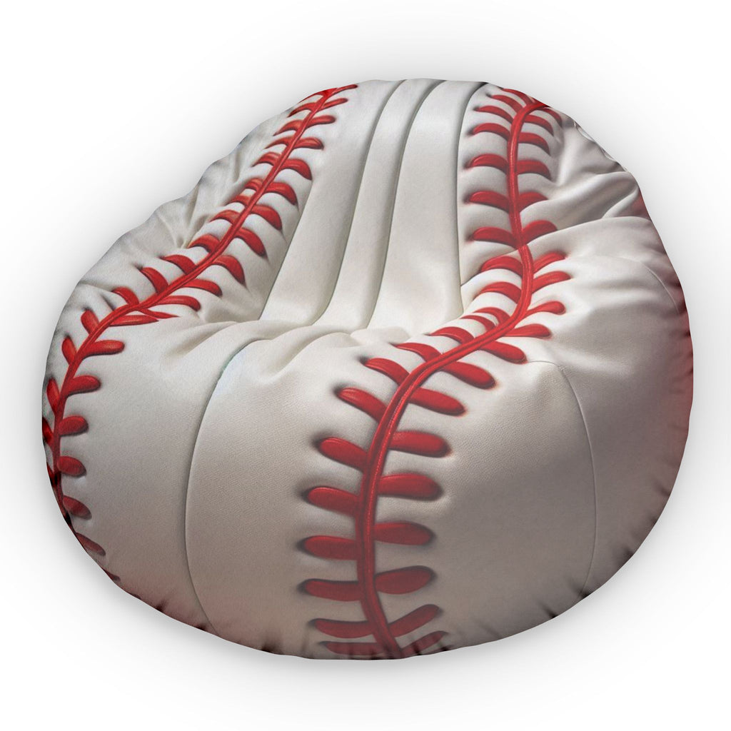 Baseball shaped plush pillow, product image (1 of 2)