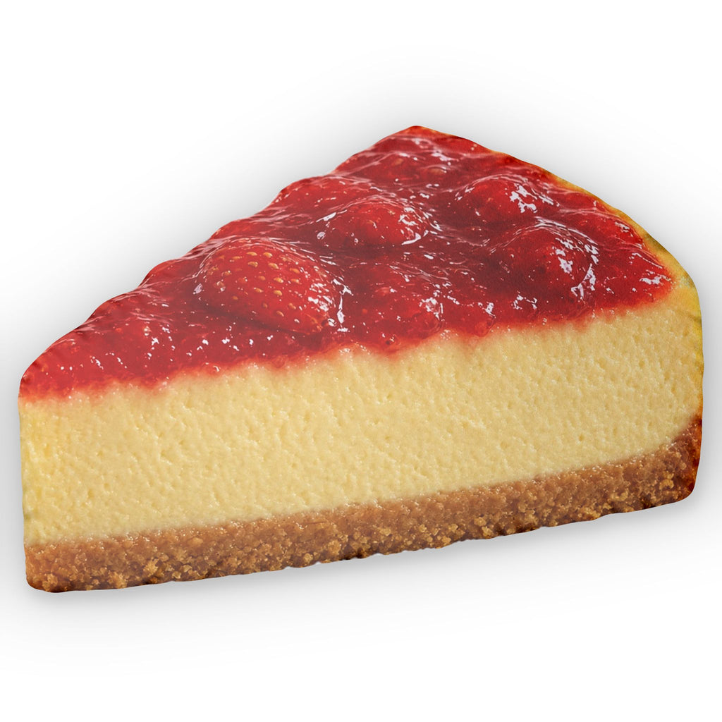Strawberry Cheesecake Slice shaped plush pillow, product image (2 of 2)