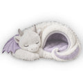 Giant Snow Dragon Cave Lounger shaped plush pillow, product image (1 of 2)