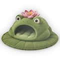Lily Pad Frog Cave Lounger shaped plush pillow, product image (1 of 2)