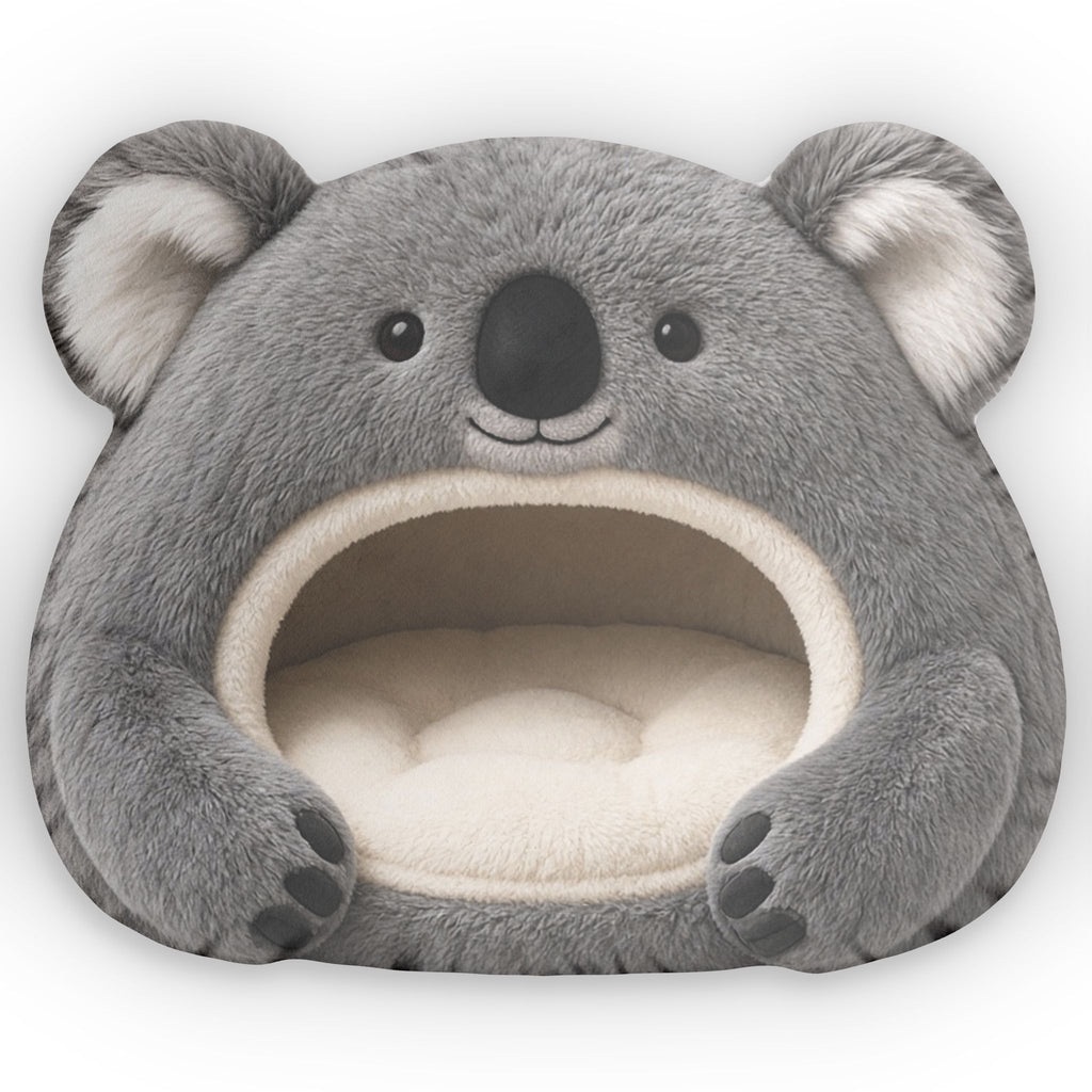 Giant Koala Cave Lounger shaped plush pillow, product image (1 of 2)