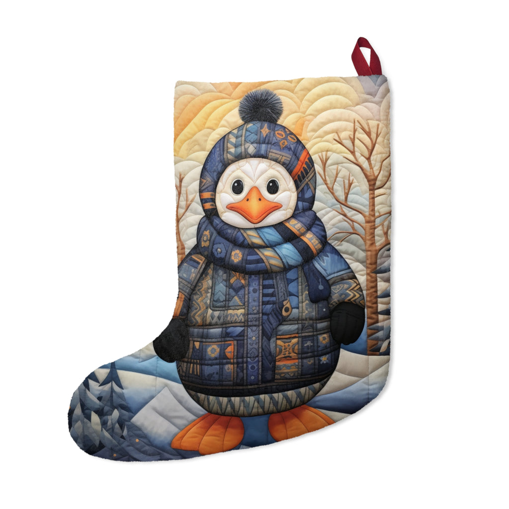 Quilted Penguin Christmas Stocking, product image (2 of 4)