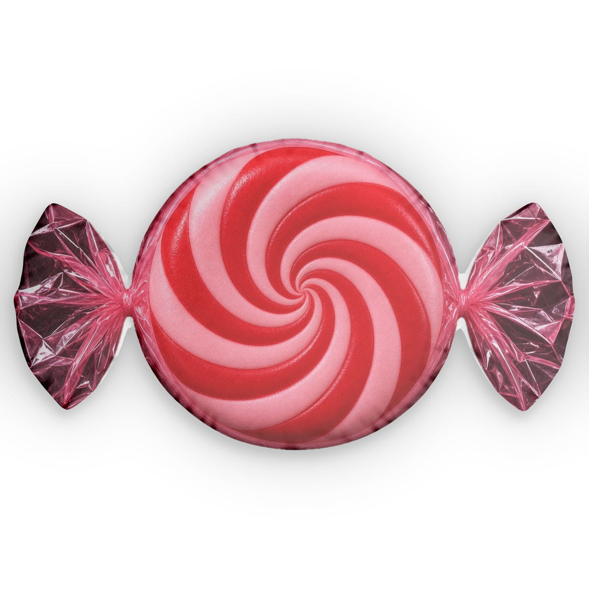 Peppermint Swirl Candy shaped plush pillow, product image (1 of 2)