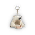 Polar Bear Cave Lounger Mini Plush Keychain, product mockup (1 of 2)