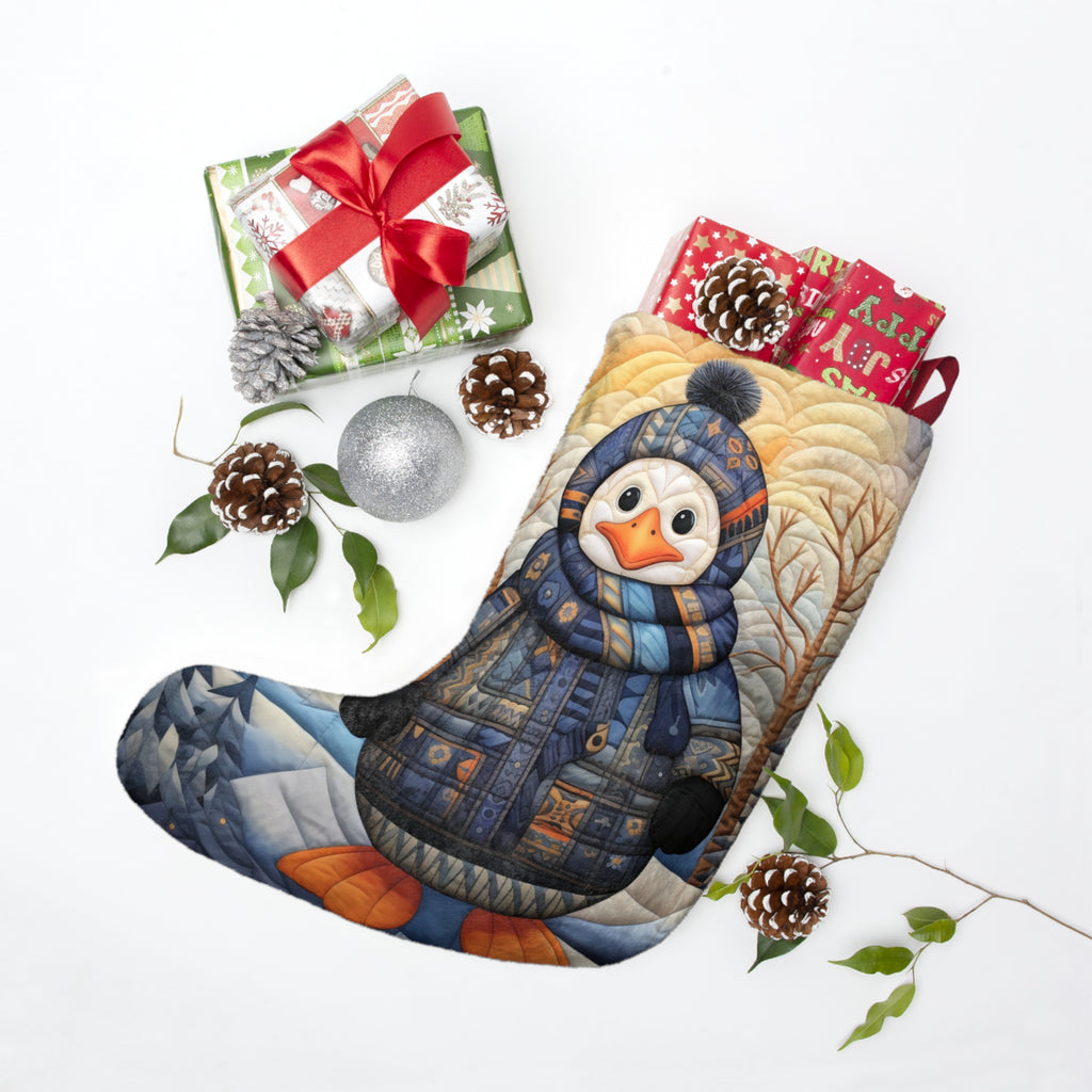 Quilted Penguin Christmas Stocking, product image (3 of 4)