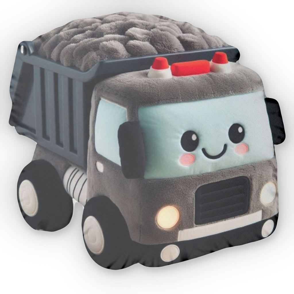 Kawaii Work Truck shaped plush pillow, product image (2 of 2)