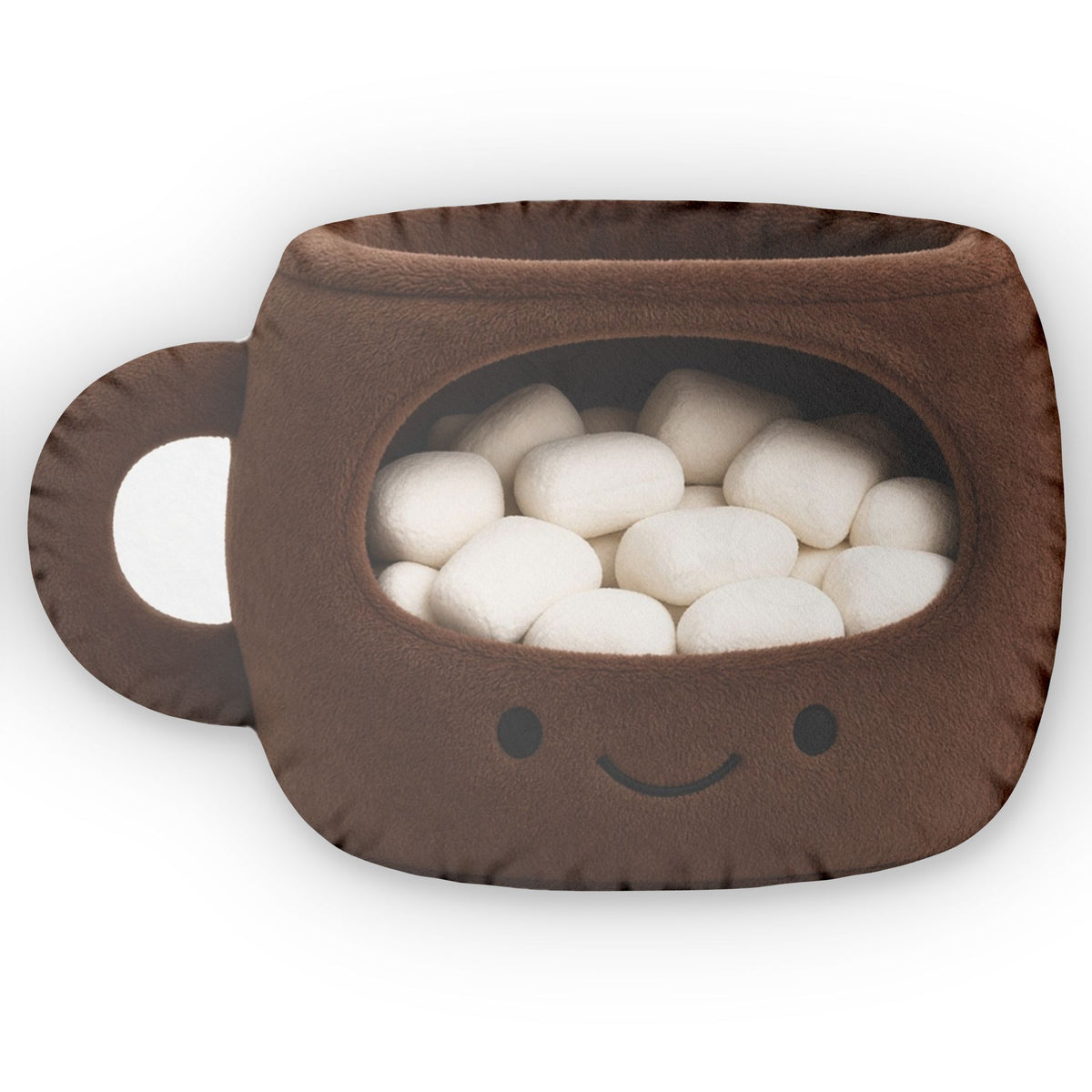 Hot Cocoa Mug Cave Lounger shaped plush pillow, product image (2 of 2)