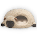 Highland Sheep Cave Lounger shaped plush pillow, product image (1 of 2)