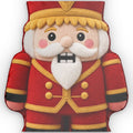 Toy Soldier Nutcracker shaped plush pillow, product image (1 of 2)