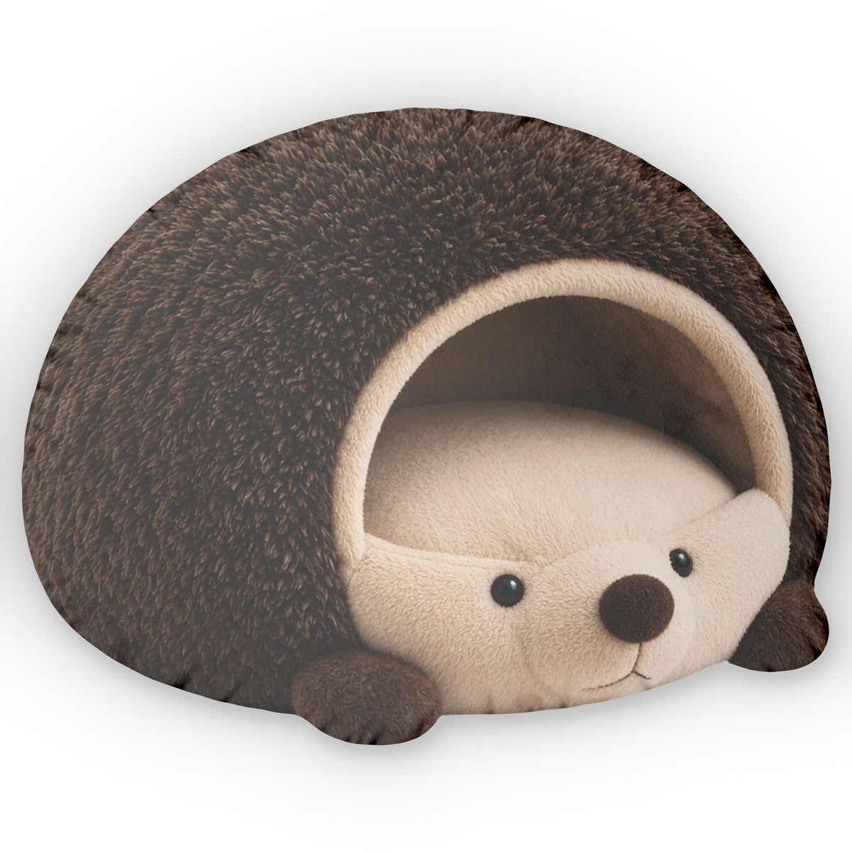 Giant Hedgehog Cave Lounger shaped plush pillow, product image (2 of 2)