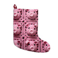 Crochet-Look Pink Pig Christmas Stocking, product image (1 of 4)