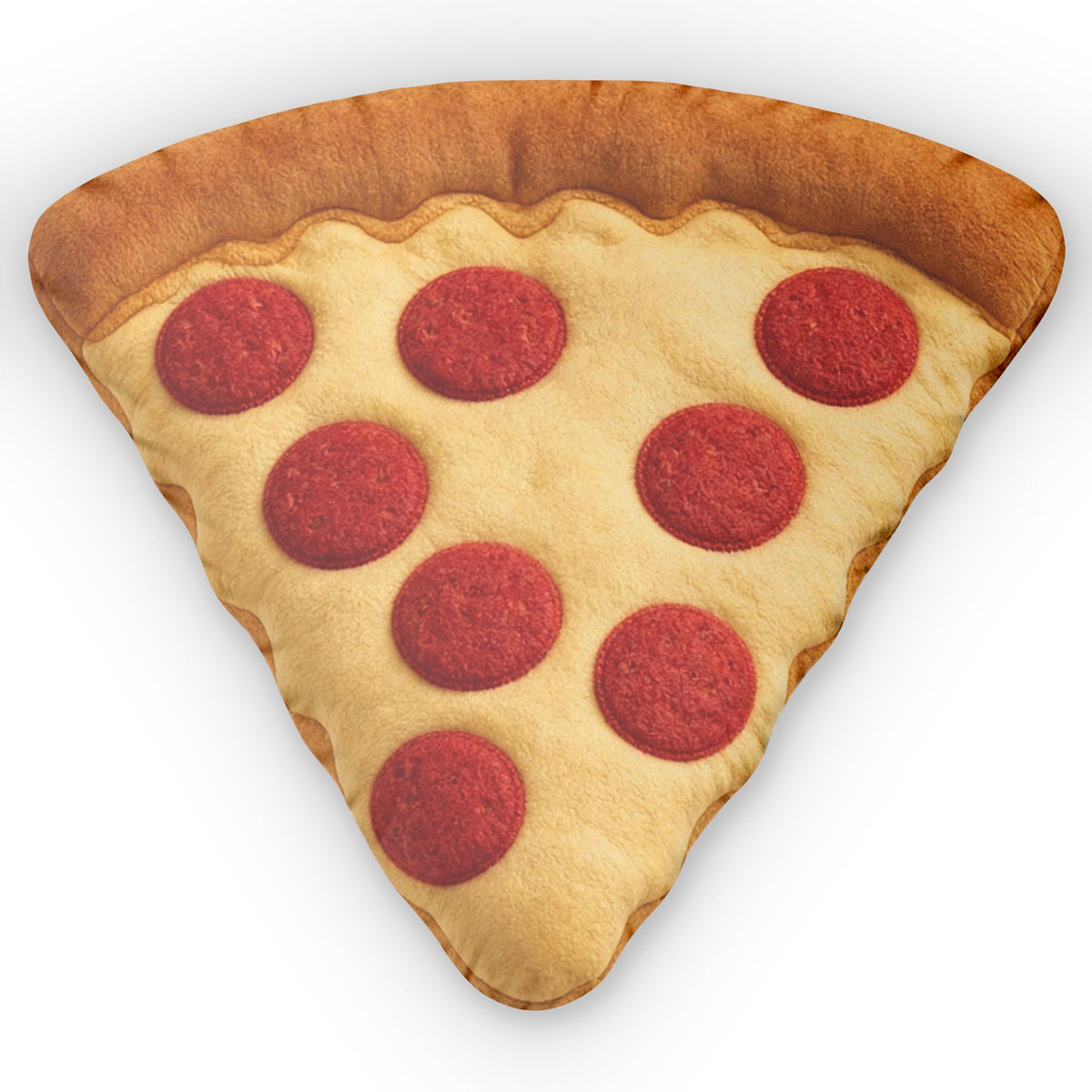 Pepperoni Pizza Slice shaped plush pillow, product image (2 of 2)