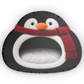 Scarf Penguin Cave Lounger shaped plush pillow, product image (1 of 2)