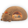 Giant Capybara Cave Lounger shaped plush pillow, product image (1 of 2)