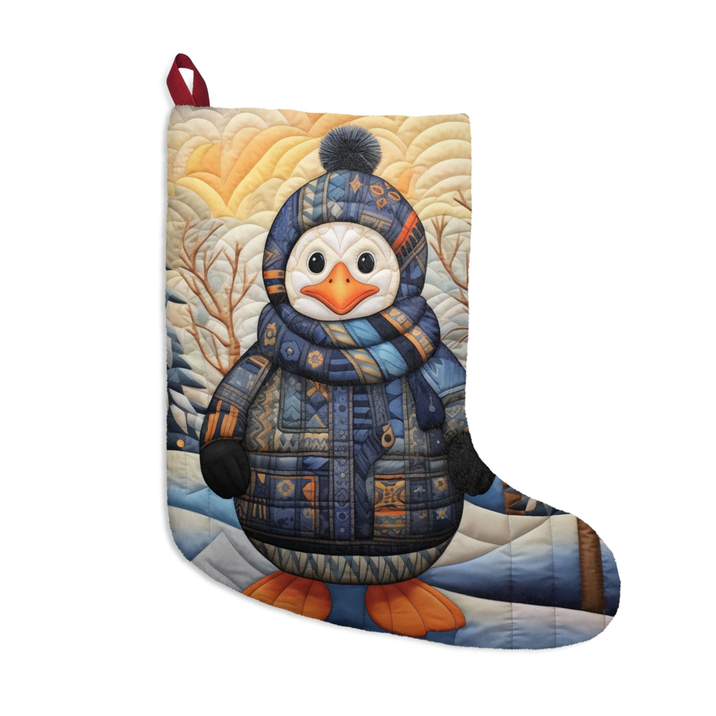 Quilted Penguin Christmas Stocking, product image (1 of 4)