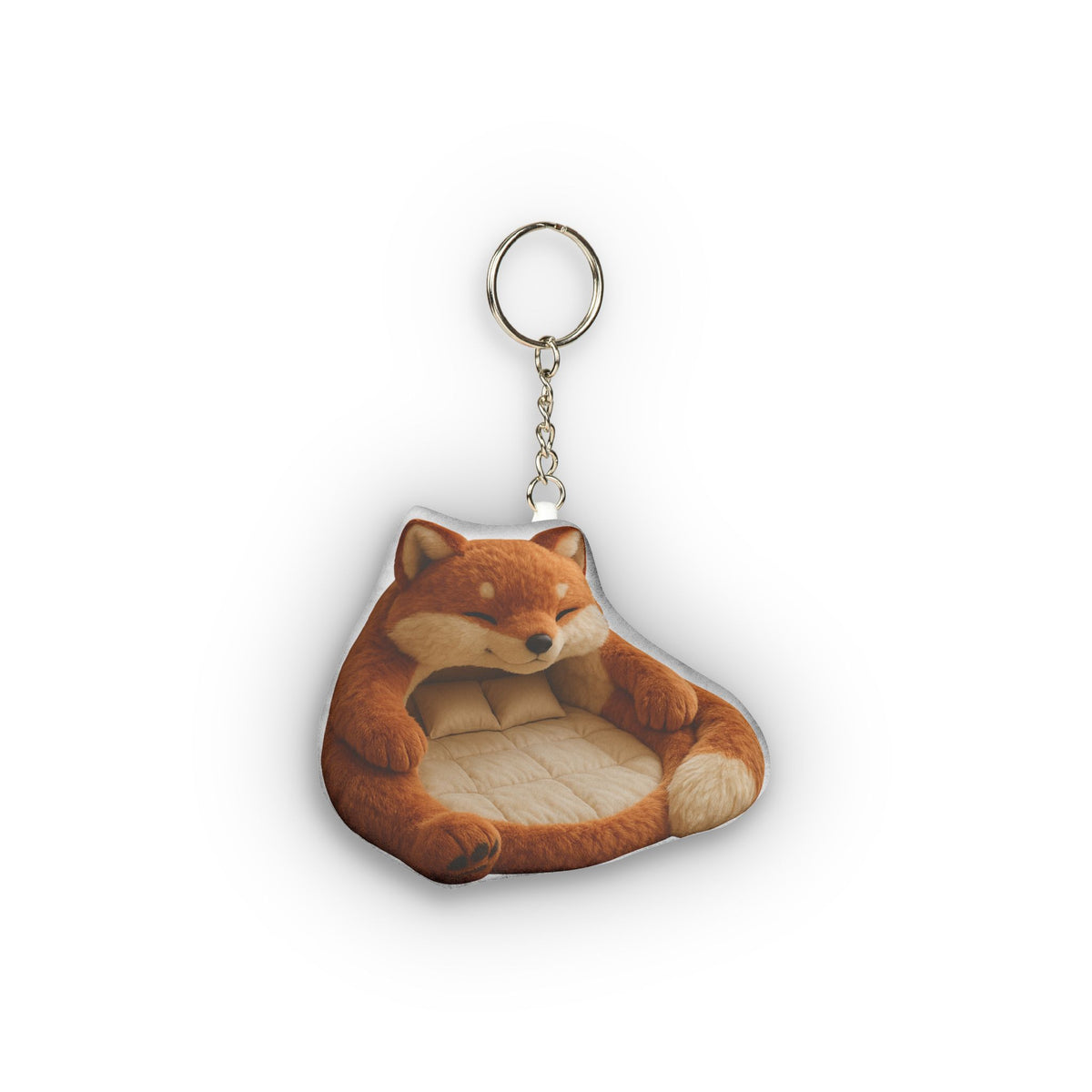 Mythical Fox Lounger Mini Plush Keychain, product mockup (1 of 2)