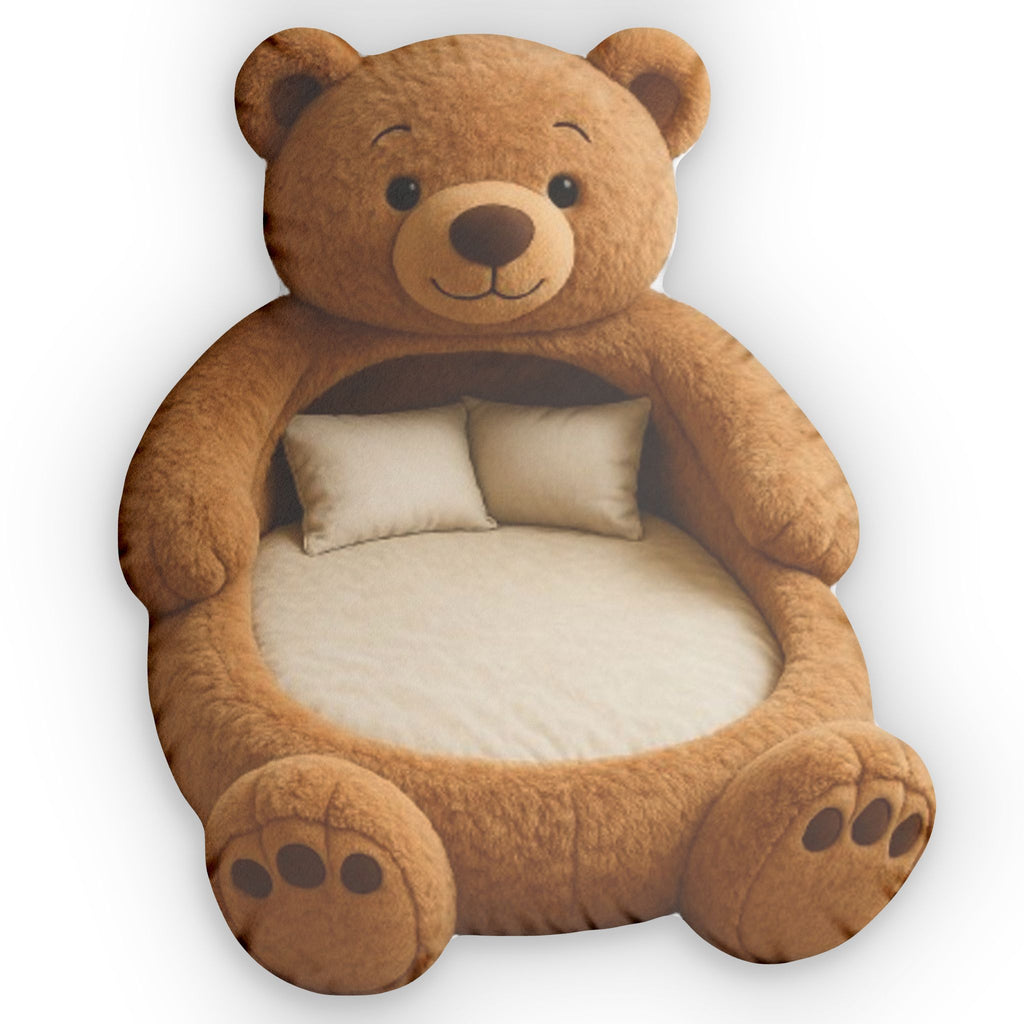 Giant Bear flat plush shaped pillow, product image (1 of 2)