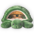 Giant Turtle Shell flat plush shaped pillow, product mockup (1 of 2)