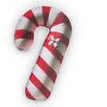 Christmas Candy Cane shaped plush pillow, product image (1 of 2)