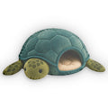 Teal Sea Turtle Cave Lounger shaped plush pillow, product image (1 of 2)