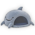 Giant Shark Cave Lounger shaped plush pillow, product image (1 of 2)